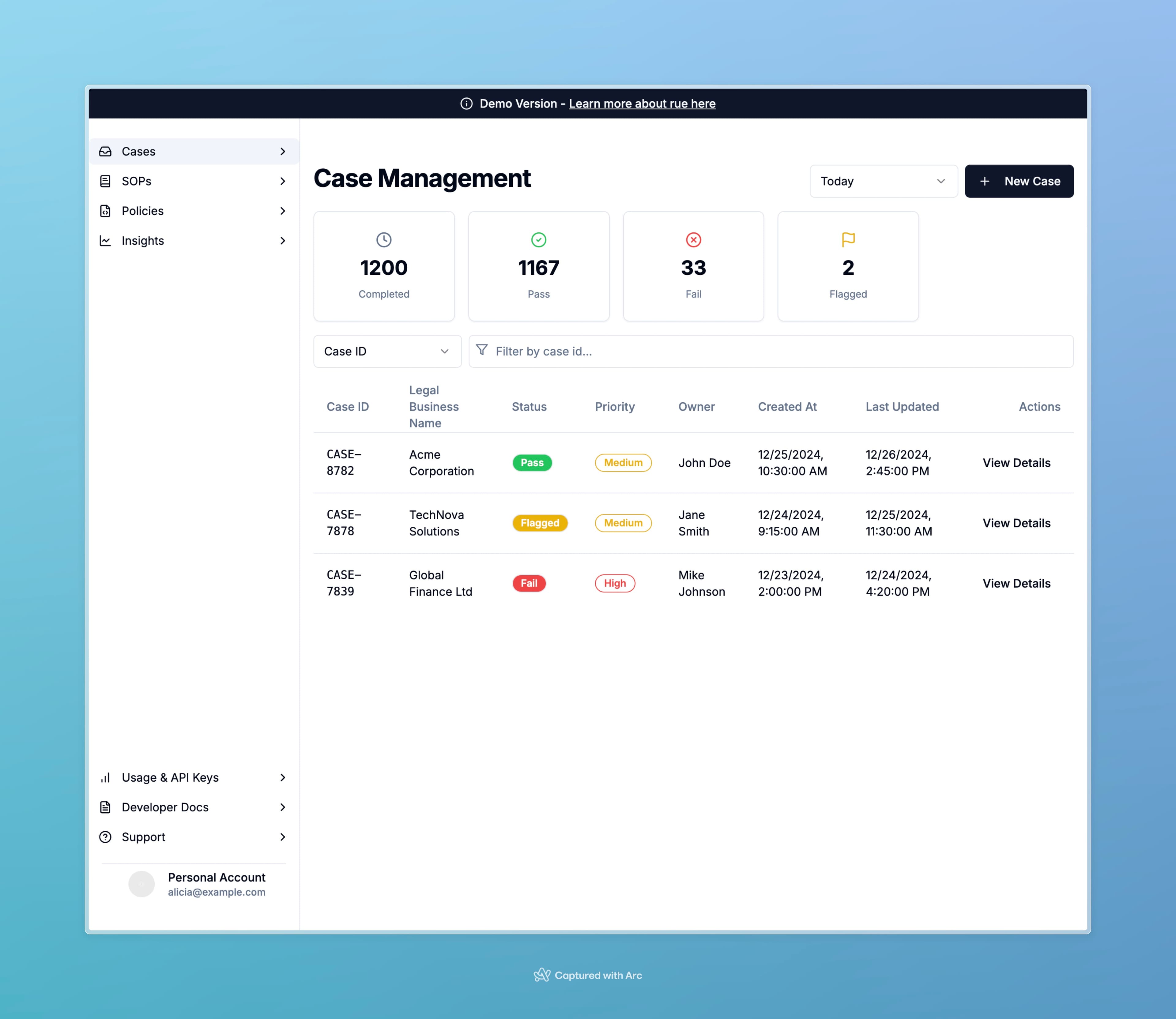 Rue Platform Interface